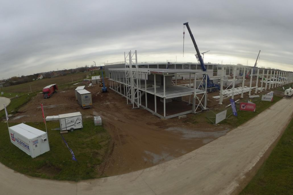 Update: Bouw nieuwe productiefaciliteit in Hooglede (BE)