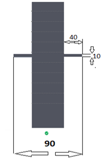 Minimum dimensions of stop lugs