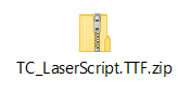 TC_LaserScript.TTF.zip - DE